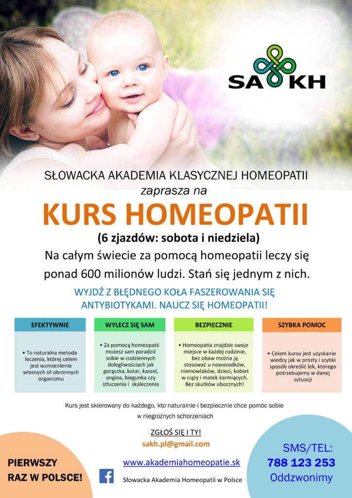 Kurs homeopatii SAKH v Polsce
